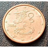 Финляндия 1 евроцент, 2004    ( 1-5-8 )