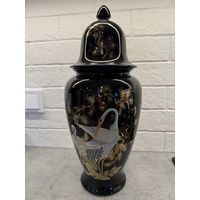 Ваза Большая с Крышкой. 45 см.  Китайский стиль.    Распродажа коллекции!!!