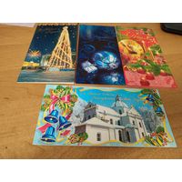 Новогодние открытки /чистые/