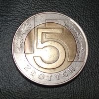 5 злотых 1994 Польша