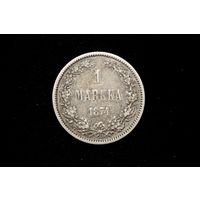 1 марка 1874 г. Финляндия (Российская Империя), Александр II