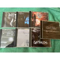 Семь альбомов на CD-R Horna, Satyricon, Evil и др...