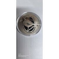 1 руб 2018 года черноголовый щегол