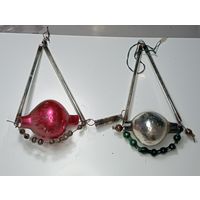 Ёлочная игрушка Стеклярус , СССР .