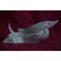 Статуэтка фарфоровая "Осетр "  ( Баранивка )   целая