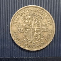 Великобритания 1/2 кроны 1948 год король Георг VI