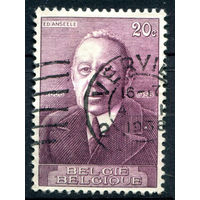 Бельгия - 1956г. - Эдуард Ансееле, политик - 1 марка - полная серия, гашёная [Mi 1046]. #2-Be-48-A-2