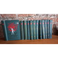 Библиотека пионера, 1976г, 12 томов.