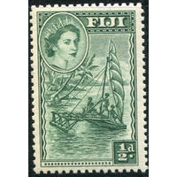 Фиджи 1954 ** Каноэ марка из серии Британские колонии