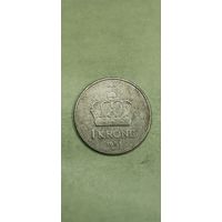 Норвегия 1 крон 1981