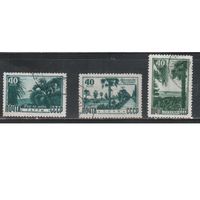 СССР-1949 (Заг.1262,1265,1266)   гаш., растры-ВР+ГР,  Виды Кавказа и Крыма(2)