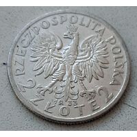Польша 2 злотых 1933 года. Ядвига.