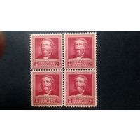 США\а109\1940 Ми 471.Кроуфорд Лонг. Врач. Медицина MNH