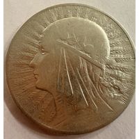 5 злотых 1932 г.  Польша.  Ядвига.  Серебро