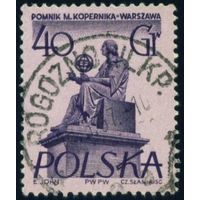 Памятники Варшавы Польша 1955 год 1 марка
