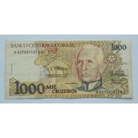 Бразилия. 1000 крузейро образца 1990 года