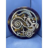 Тарелка знак зодиака козерог