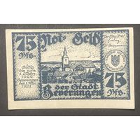 Нотгельд 75 пфеннигов 1922 год. Беферунген,. Веймарская республика