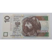 Польша 10 злотых 2016 года UNC