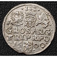 Трояк (3 гроша) 1600 года F. Всховский монетный двор. (Польша, Сигизмунд III Ваза) UNC. R