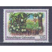 [905] Габон 1984. Флора.Фрукты.Плоды.Манго. БЕЗ КЛЕЯ.
