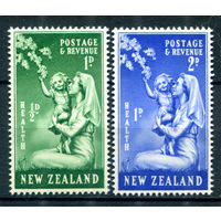 Британские колонии - Новая Зеландия - 1949г. - охрана здоровья - 2 марки - полная серия, MNH [Mi 307-308]. #3-WB-88-A-1