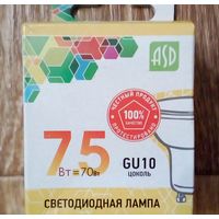 Cветодиодные лампы ASD LED-JCDRC-standard GU10 7.5 Вт 3000 К