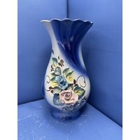 Винтажная ваза лепка роспись СССР фарфор
