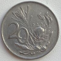 ЮАР 20 центов 1972 г.
