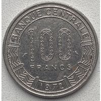 Конго 100 франков 1972 г.