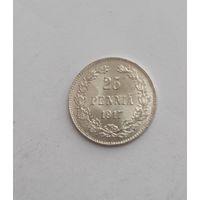 25 пенни 1917 года UNC
