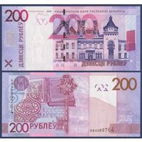 Беларусь, 200 рублей 2009 г., P-42 (серия КВ), UNC