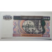 Мьянма, 100 кьят. Серия FS. UNC.