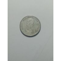 Восточные Карибы 10 центов 1999 года .
