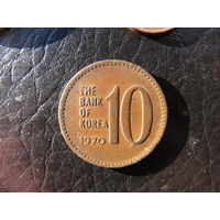 Юж.Корея. 10 вон. 1970. С 20 копеек. Распродажа коллекции. Смотрите другие лоты.