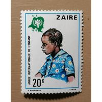 Марка Заир, международный год ребенка, 1979 г.,