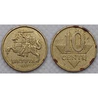 10 центов 1997 Литва