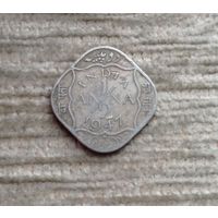 Werty71 Британская Индия 1/2 анна 1947