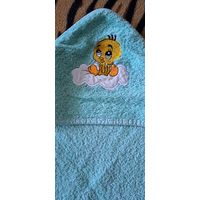 Полотенце для новорожденного с капюшоном, б.у, Турция