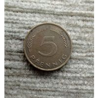 Werty71 Германия ФРГ 5 пфеннигов 1982 F