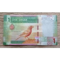 Werty71 Иордания 1 динар 2022 Птица UNC банкнота