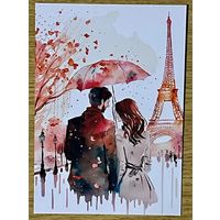 Открытка для посткроссинга чистая 10х15 см