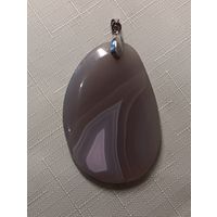 Подвеска из натурального камня. Агат. 6,5х3,5 см