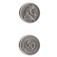 50 пфеннигов Германия 1982 года(D)