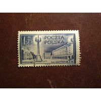 Польша 1953 г .Серия:Реконструкция Варшавы.Площадь Конституции./03а/