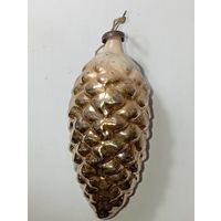 Ёлочная игрушка -  шишка , СССР. С рубля