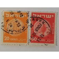 Еврейские монеты: 20 и 60 израильских прута
