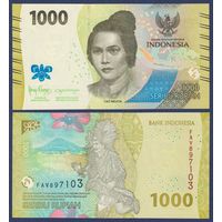 Индонезия, 1000 рупий 2022 г., P-W162 (FAV, национальная героиня Кут Меутия), UNC