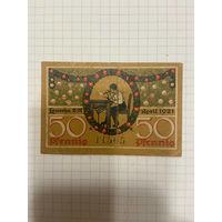 Нотгельд 50 пфеннигов Германия Лауша-0101-2