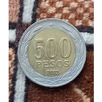 Чили 500 песо 2003 г.